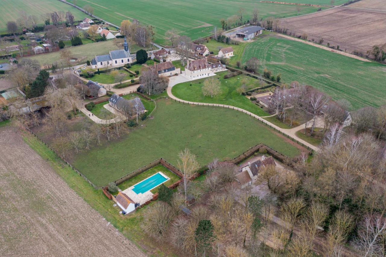 La Maison Corniere Bieville-en-Auge Bagian luar foto