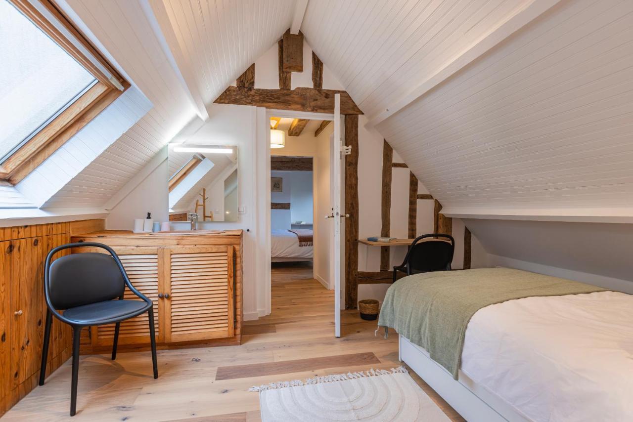La Maison Corniere Bieville-en-Auge Bagian luar foto