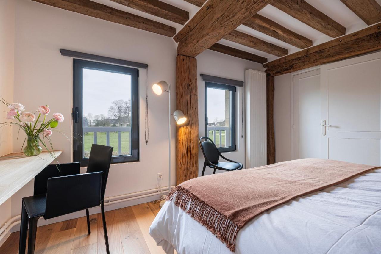 La Maison Corniere Bieville-en-Auge Bagian luar foto