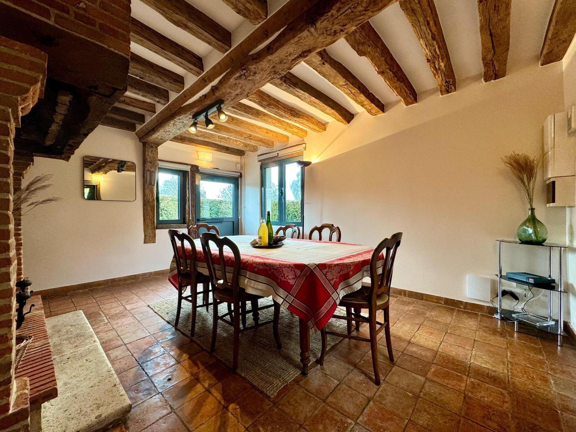 La Maison Corniere Bieville-en-Auge Bagian luar foto